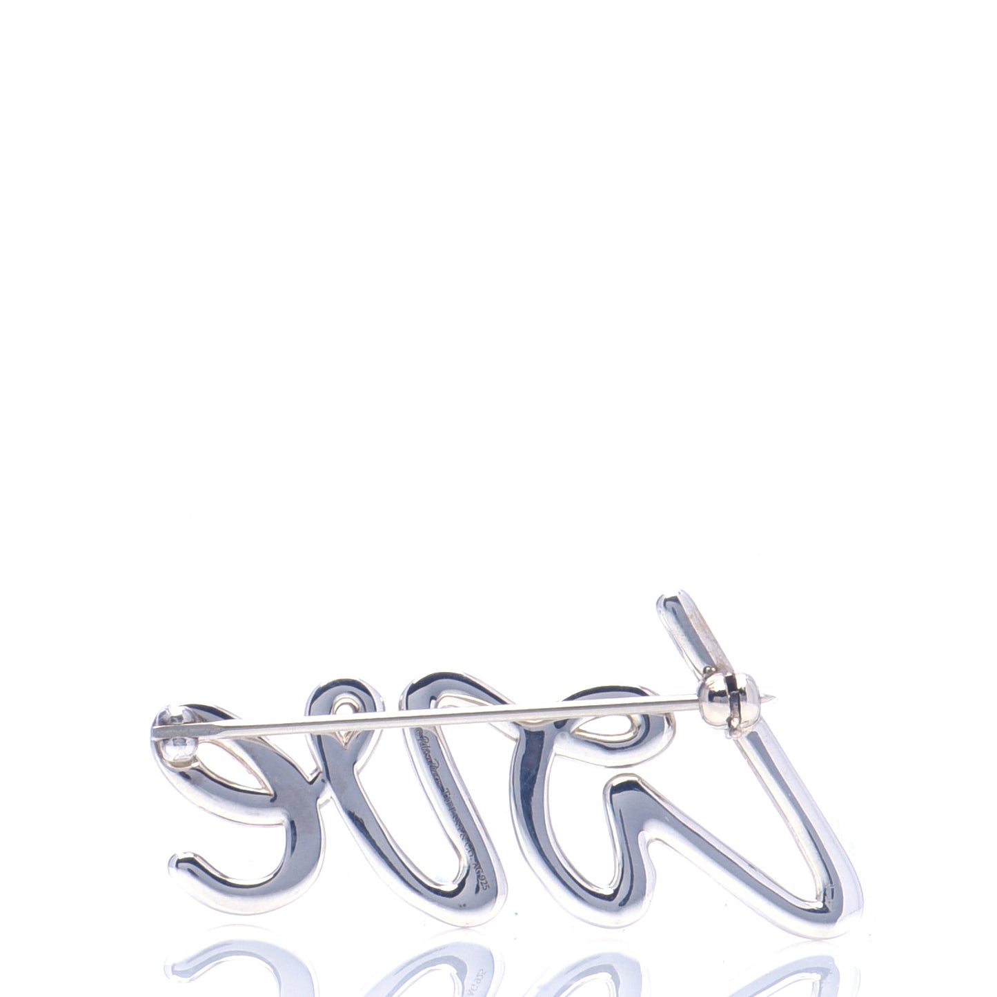 Sterling Silver Paloma's Graffiti Love Brooch