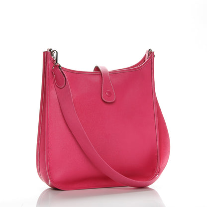 Hermes Epsom Evelyne GM Rose Tyrien 3 of 7