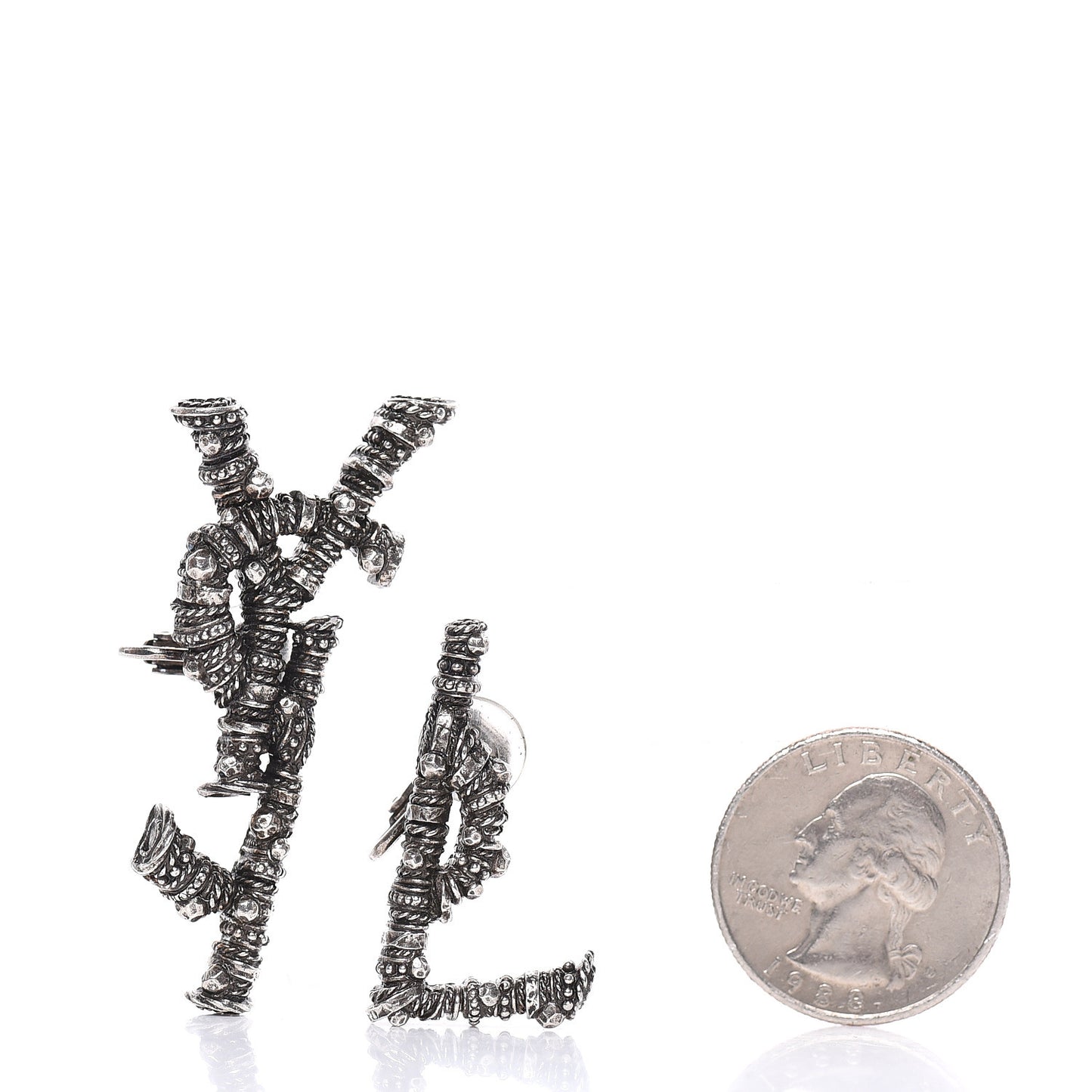 Berber Metal Deconstructed Opyum Clip On Earrings
