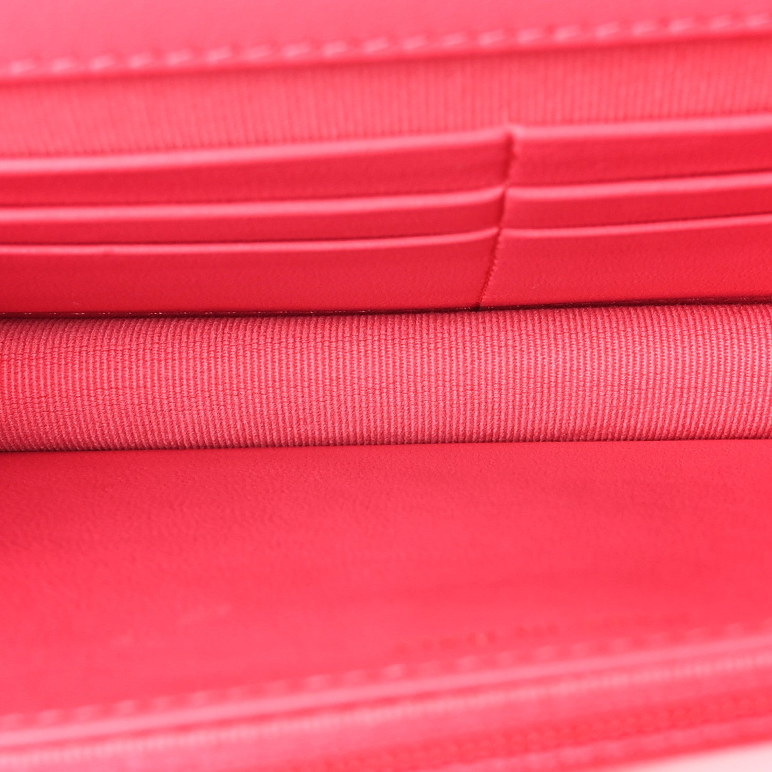 Chanel Caviar Quilted Sweetheart Wallet On Chain WOC Fuchsia 5 of 12