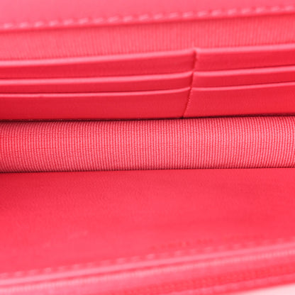 Chanel Caviar Quilted Sweetheart Wallet On Chain WOC Fuchsia 5 of 12
