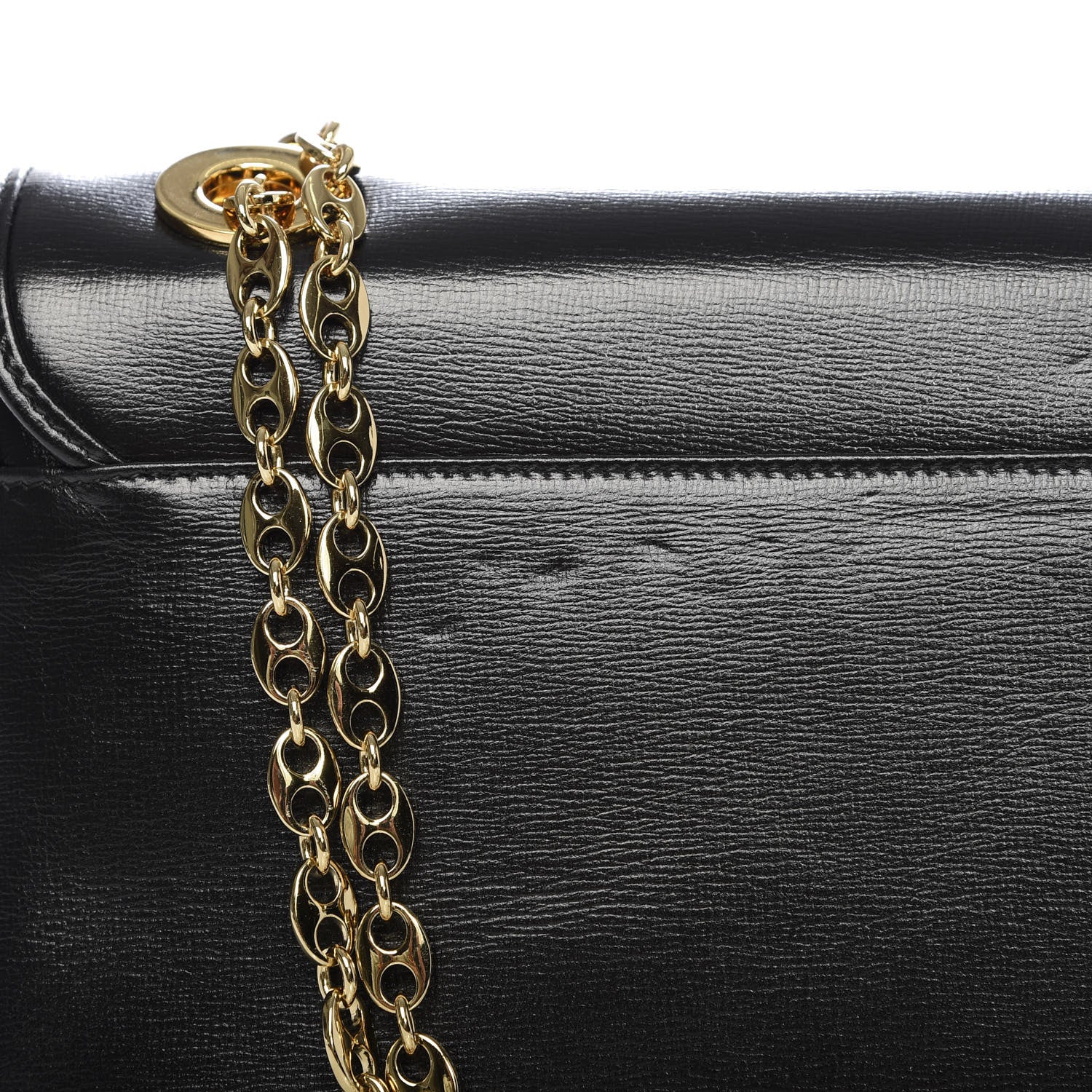 Gucci Azalea Calfskin Small Marina Chain Shoulder Bag Black 13 of 16