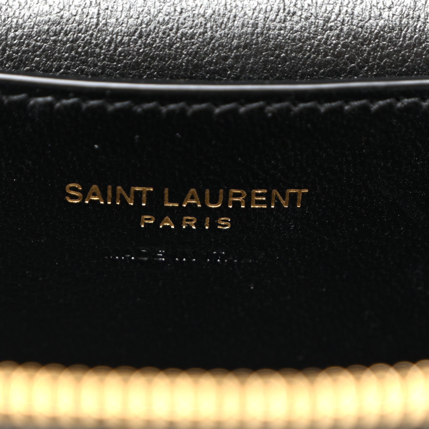 Lambskin Quilted Mini Gaby Vanity Case Black