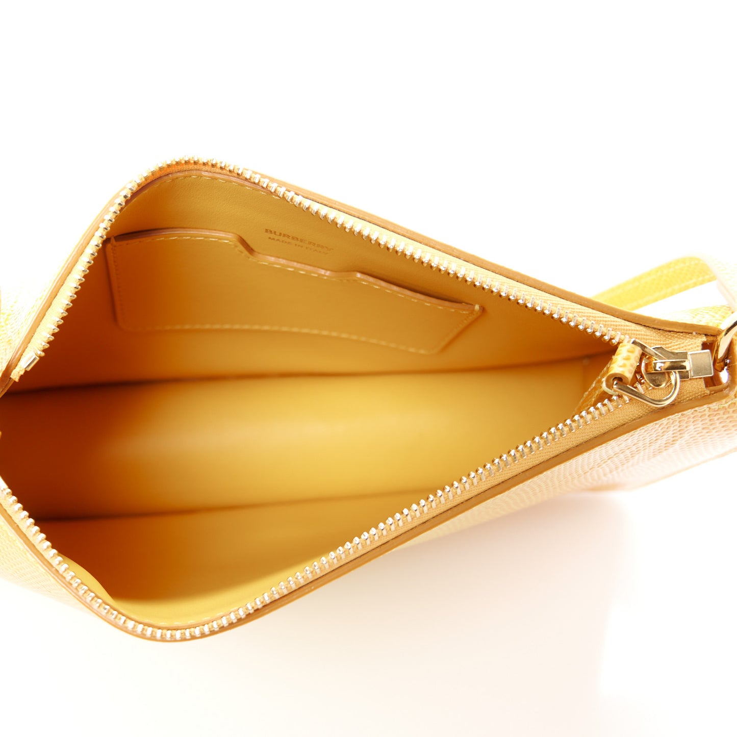 Lizard Embossed Mini TB Shoulder Bag Cool Lemon