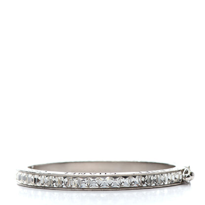 Chanel Crystal Logo Bracelet Silver 3 of 6