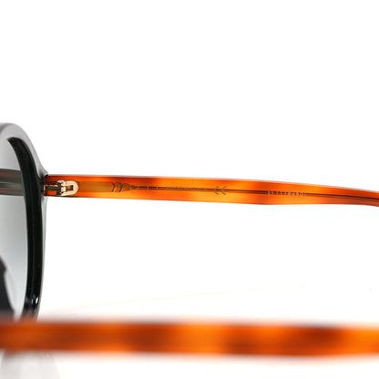 Gucci Acetate Round Sunglasses GG0023S Black Tortoise 6 of 8