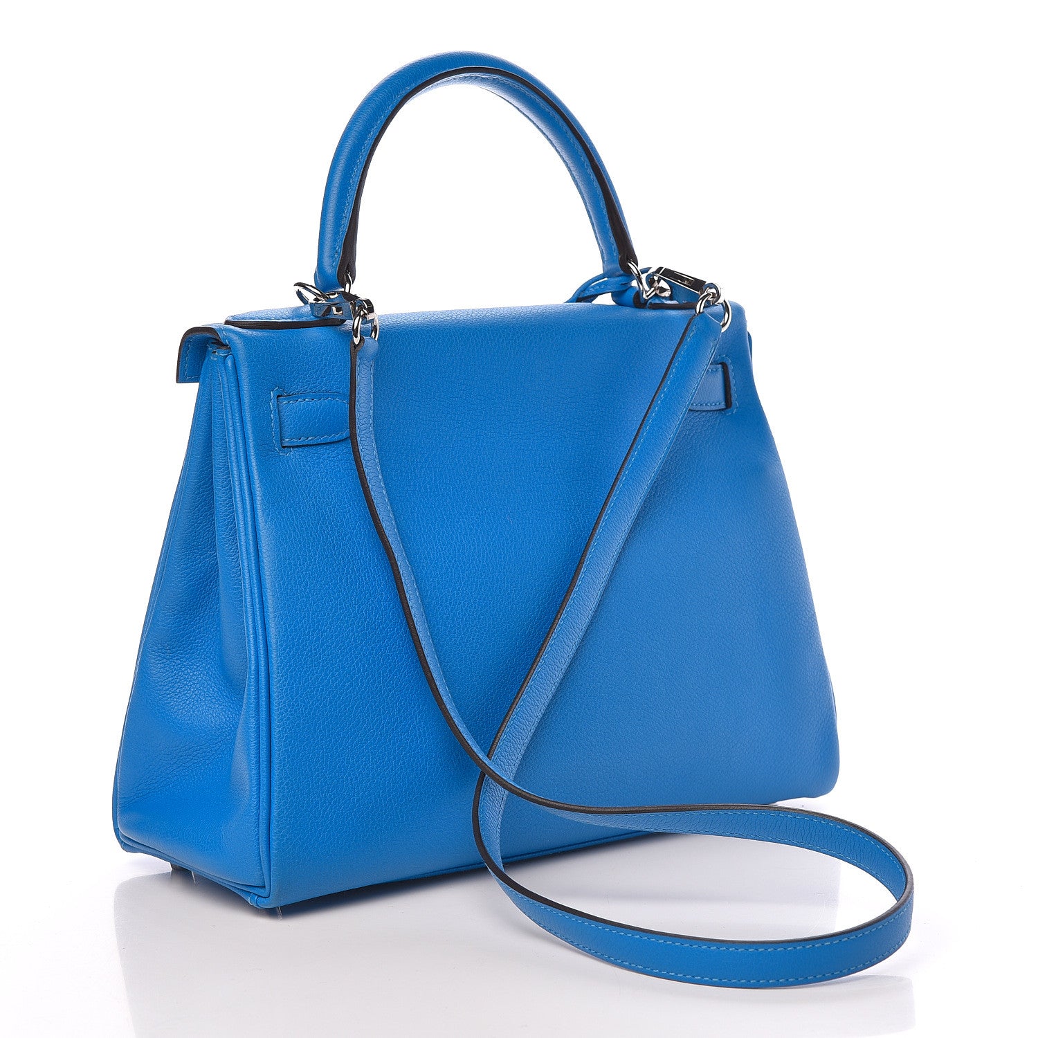 Hermes Evercolor Kelly Retourne 28 Bleu Hydra 3 of 41
