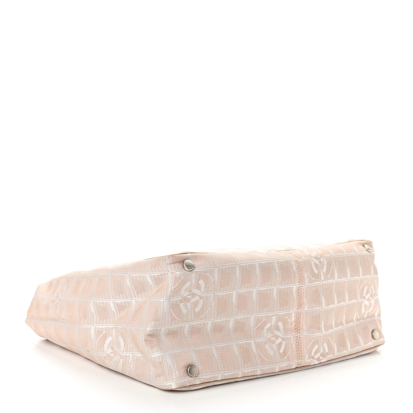 Nylon Medium Travel Tote Beige