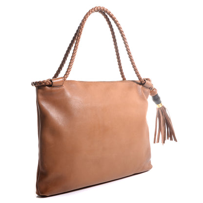 Gucci Leather Handmade Medium Shoulder Bag Light Brown 3 of 7