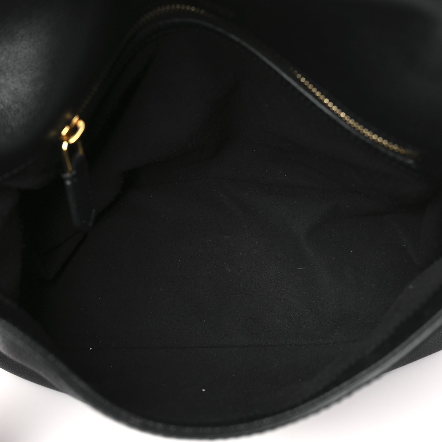 Calfskin Tara Top Handle Bag Black