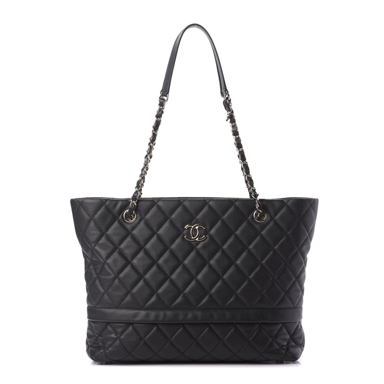 Chanel Caviar Quilted Rolled Up Tote Black 1 of 10