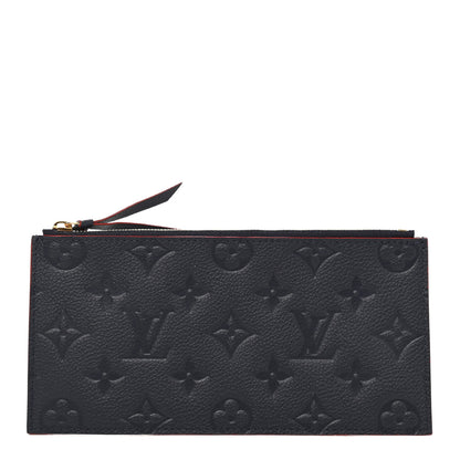 Louis Vuitton Empreinte Felicie Chain Wallet Zippered Insert Marine Rouge 1 of 6