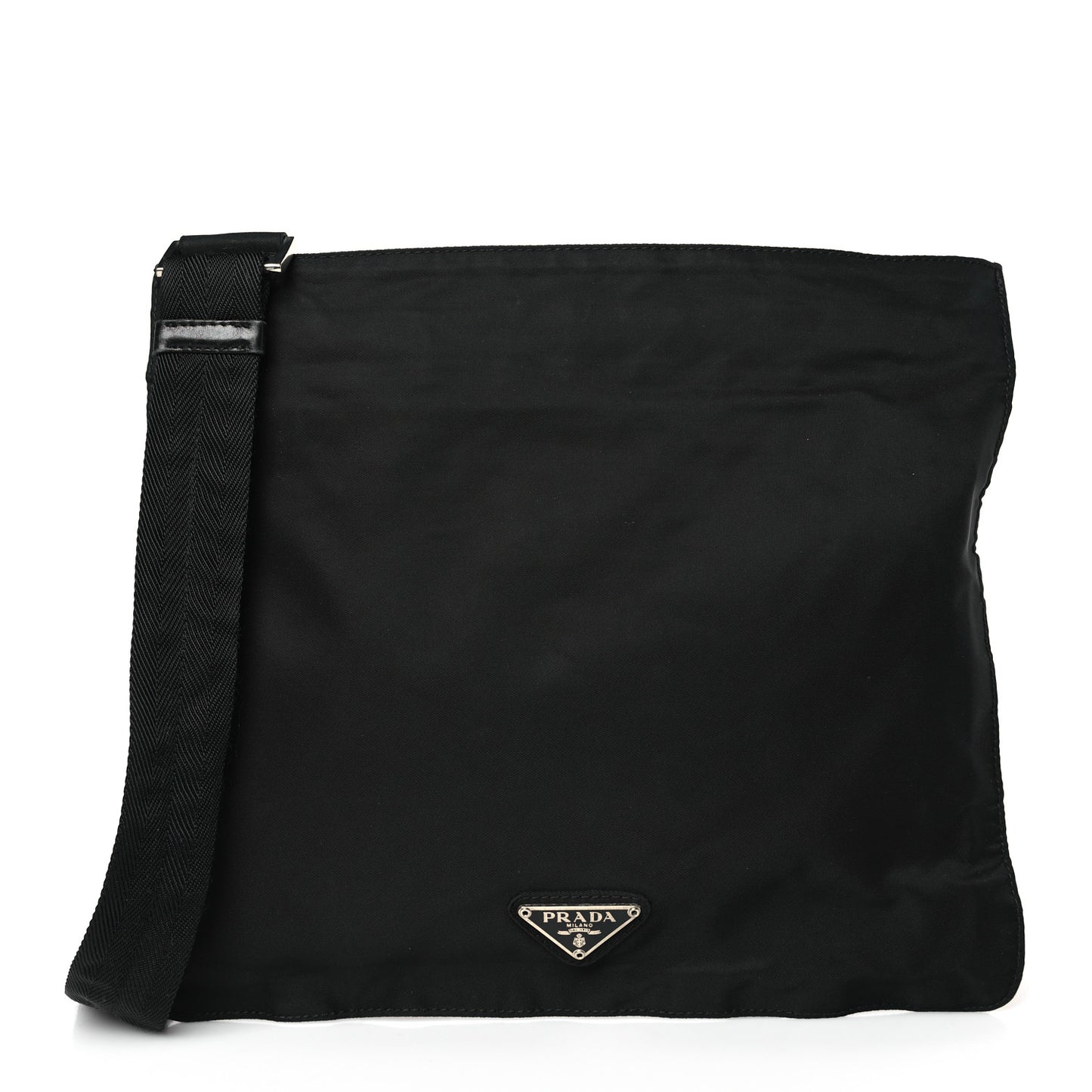 Tessuto Nylon Sport Shoulder Bag Black