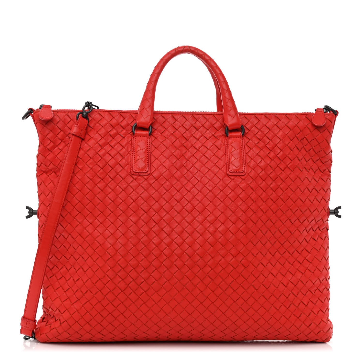 Bottega Veneta Nappa Intrecciato Medium Convertible Tote Vesuvio 4 of 12
