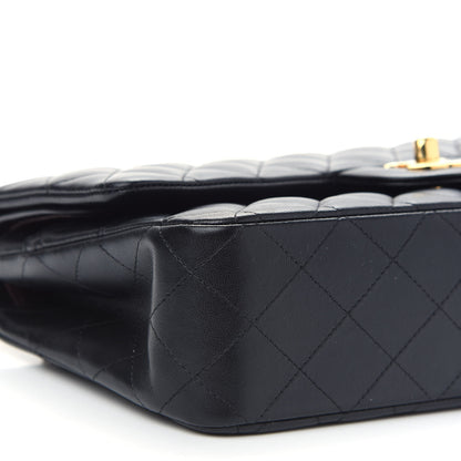 Chanel Lambskin Quilted Medium Double Flap Black 8 of 9