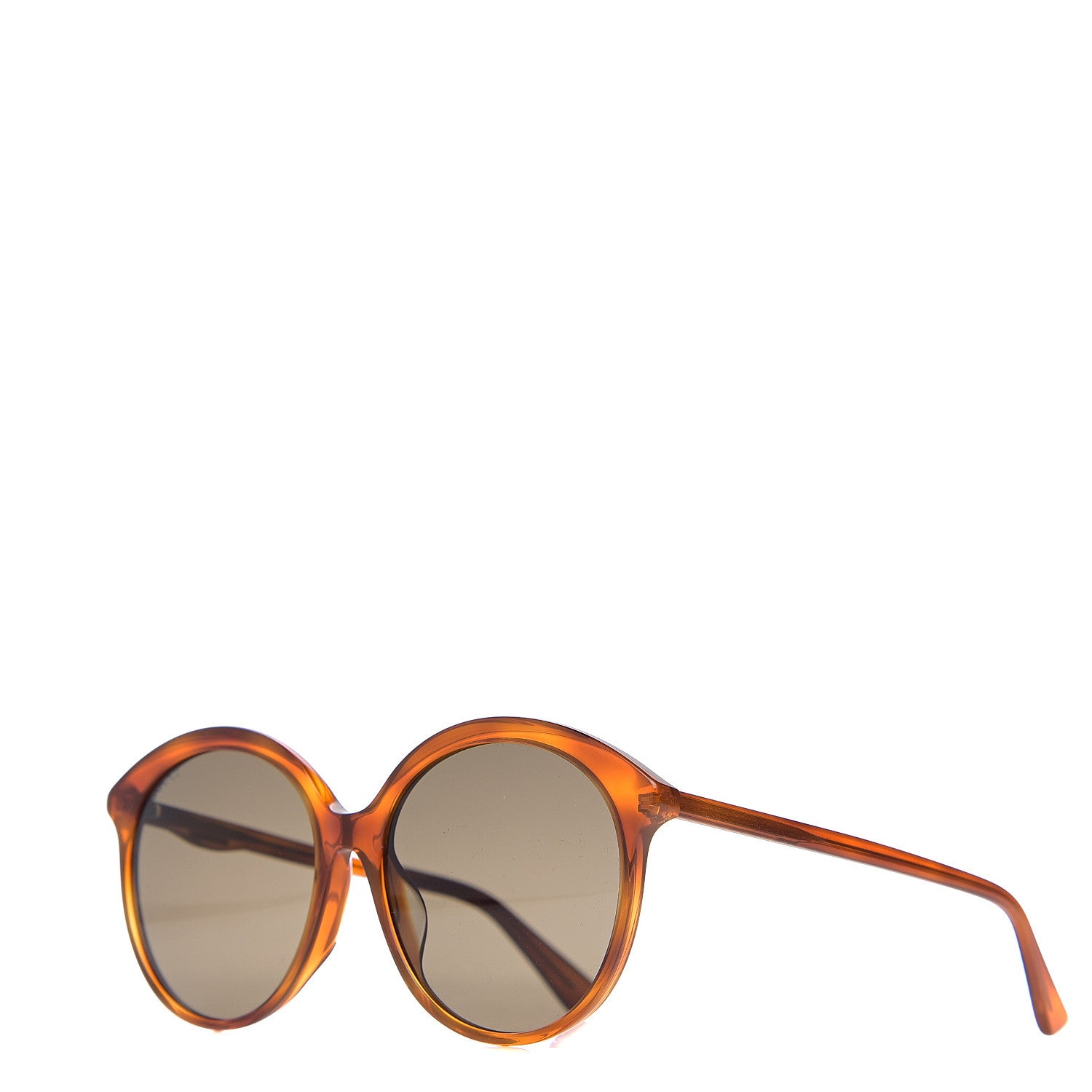 Gucci Acetate GG Sunglasses GG0257S Havana 1 of 7