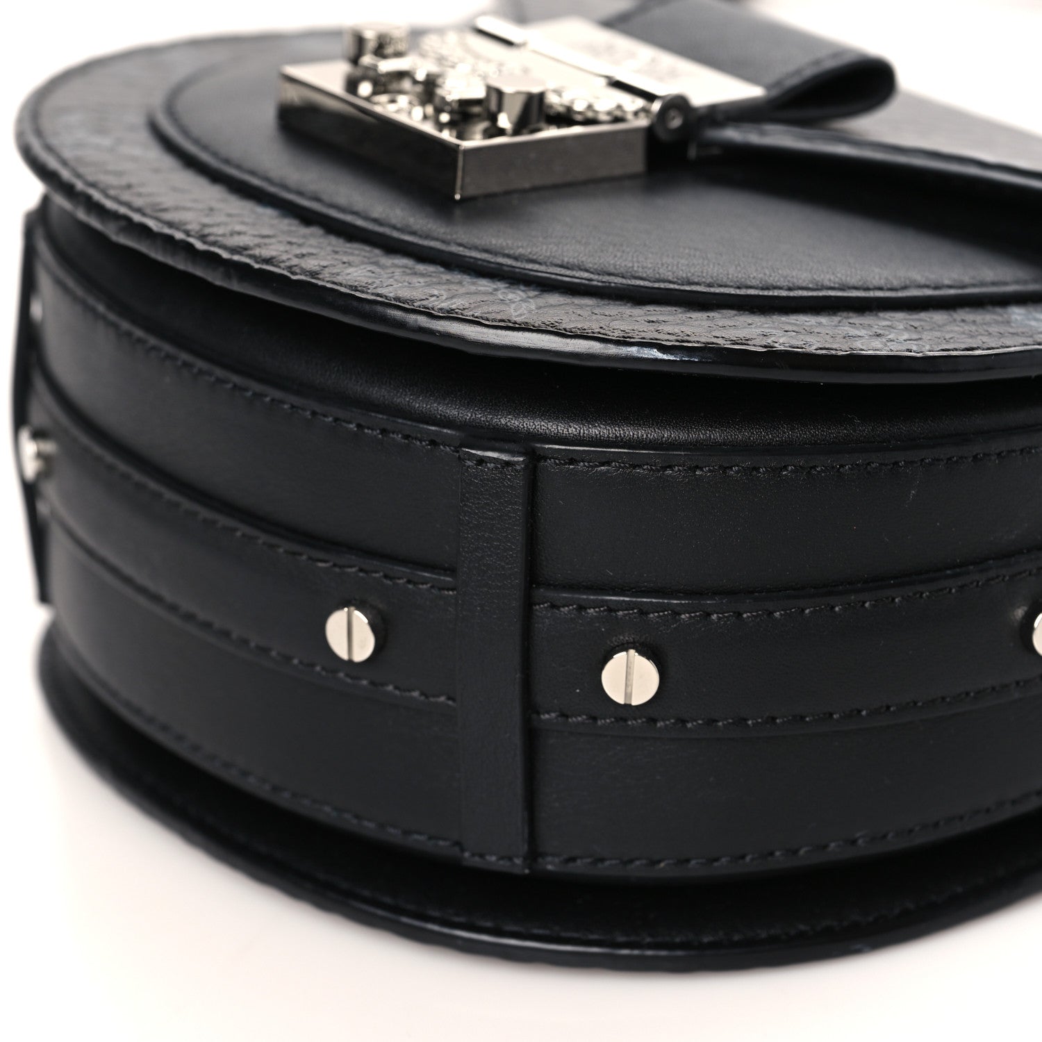MCM Visetos Mini Patricia Crossbody Bag Black 8 of 8