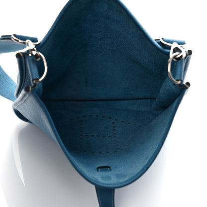 Hermes Taurillon Clemence Evelyne III GM Blue Jean 5 of 7