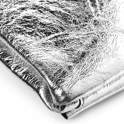 Tom Ford Metallic Calfskin Shoulder Bag Silver 7 of 10