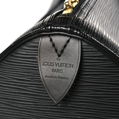 Louis Vuitton Epi Speedy 35 Black 6 of 8