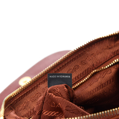 Prada Tessuto Nylon Saffiano Crossbody Bag Bacca 11 of 13