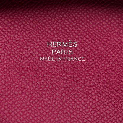 Hermes Epsom Bastia Coin Purse Rose Pourpre 12 of 14