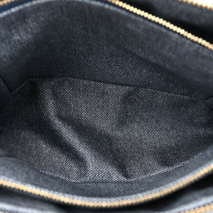 Louis Vuitton Lambskin Embossed Monogram Coussin PM Denim Blue 6 of 14