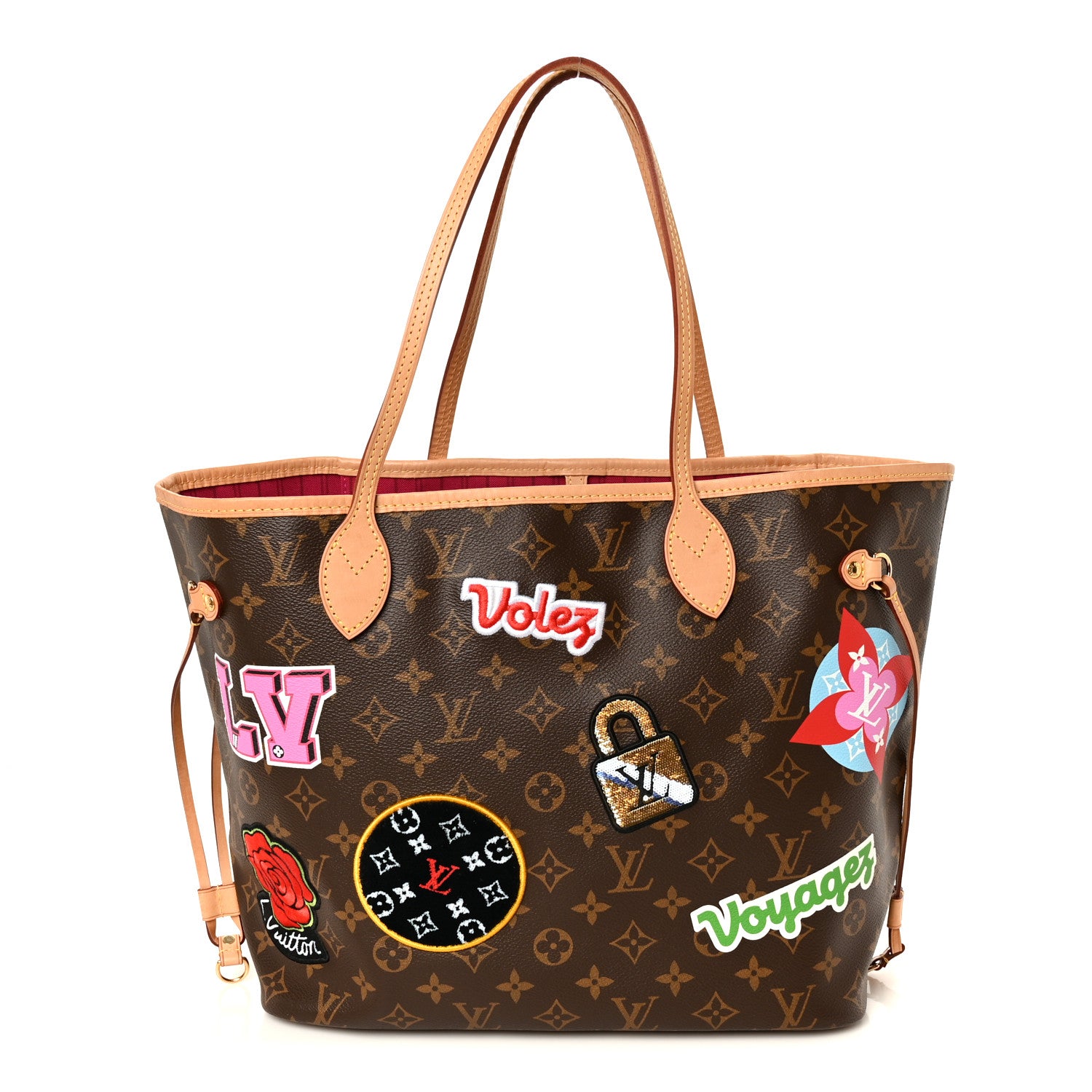 Louis Vuitton Monogram Travel Stickers Neverfull MM 1 of 14