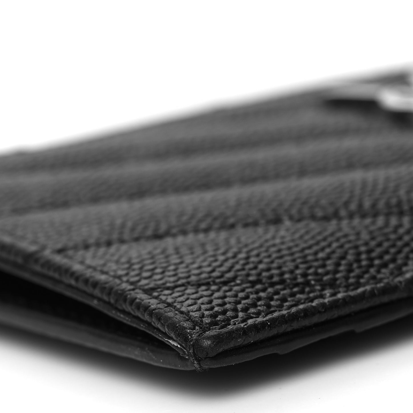 Monogram Grain de Poudre 5 Fragments Zip Pouch Card Holder Black