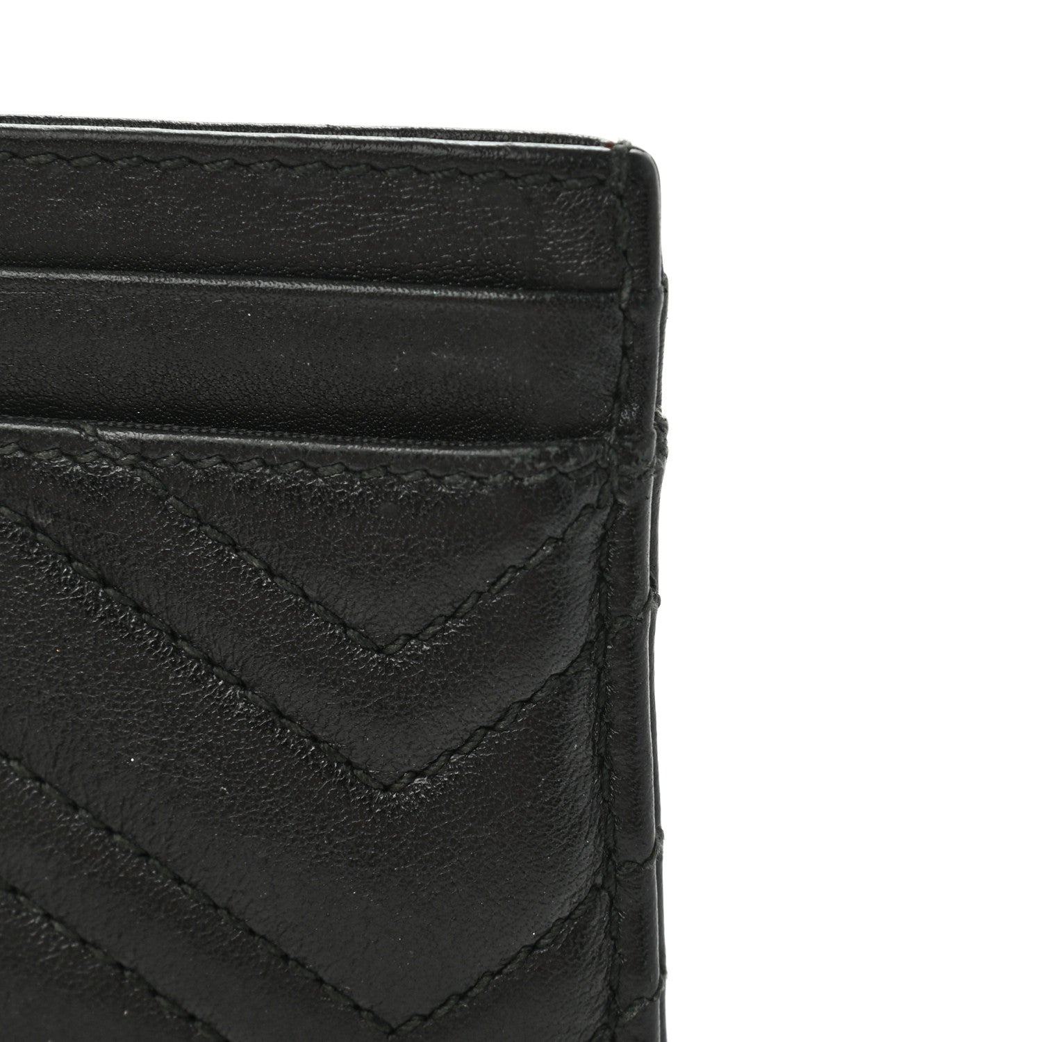 Gucci Calfskin Matelasse GG Marmont Card Holder Black 7 of 9