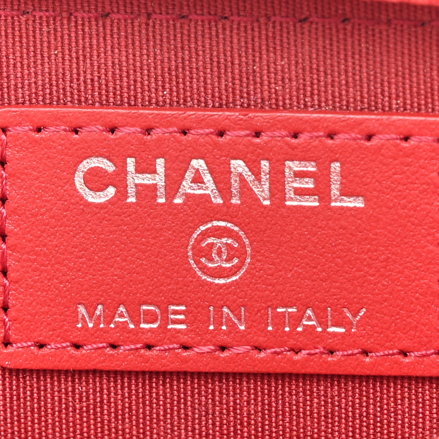 Caviar Quilted Boy Zip Around Coin Purse Wallet Red