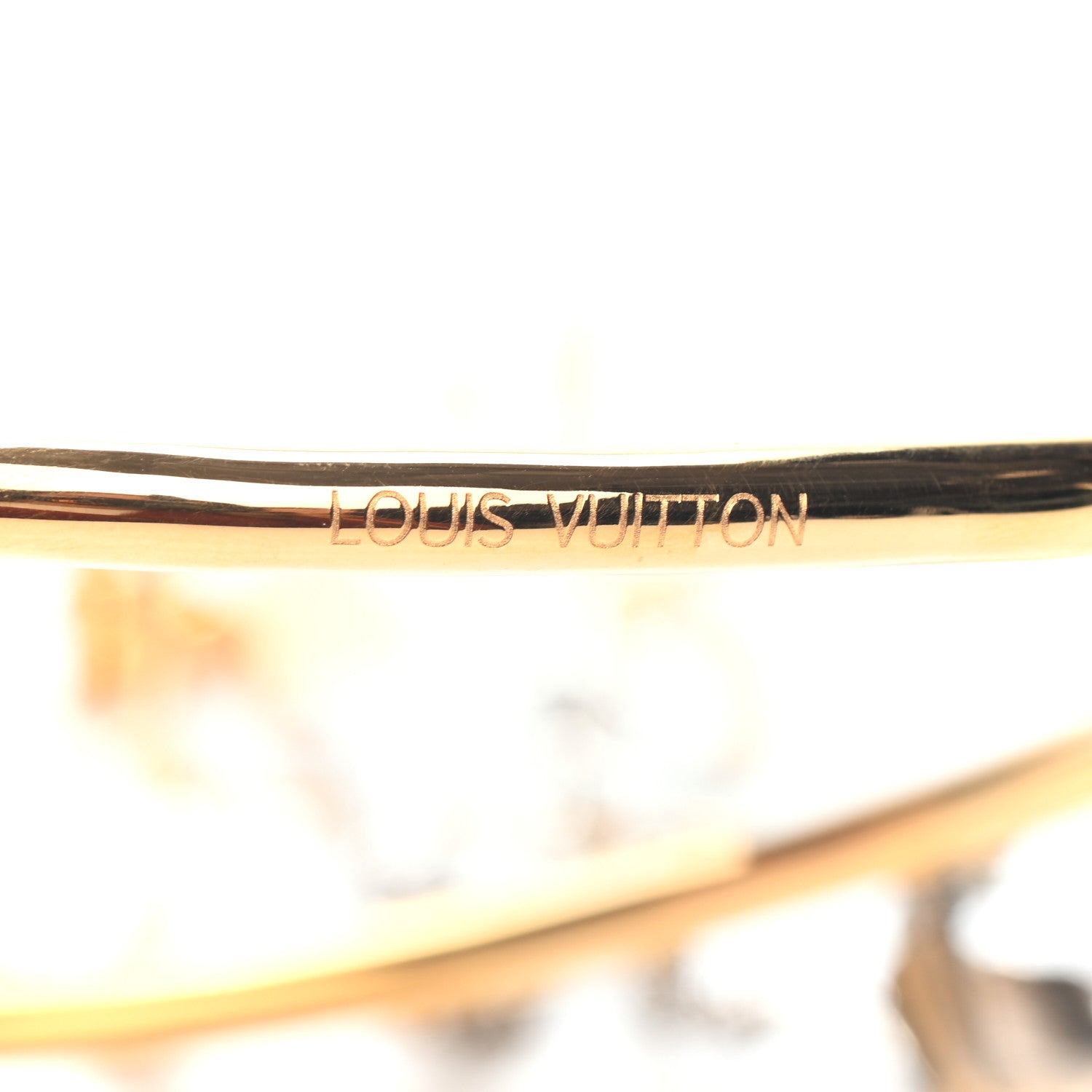 Louis Vuitton Metal Feathers Crew Necklace Gold Silver 5 of 5