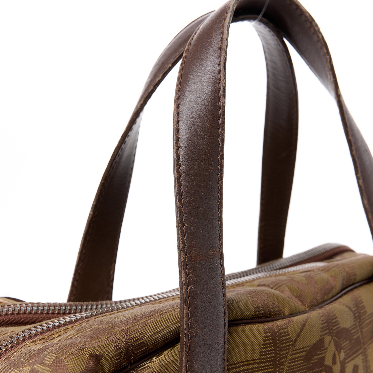Chanel Nylon Mini Travel Tote Brown 15 of 18