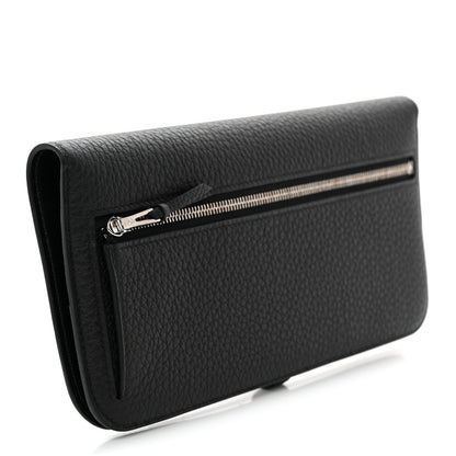 Hermes Togo Dogon Recto Verso Wallet Black 3 of 9