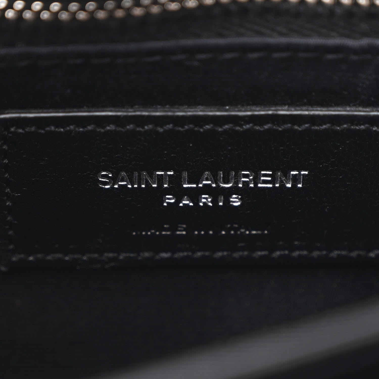 Saint Laurent Calfskin Y Quilted Monogram Toy Loulou Crossbody Bag Black 7 of 11