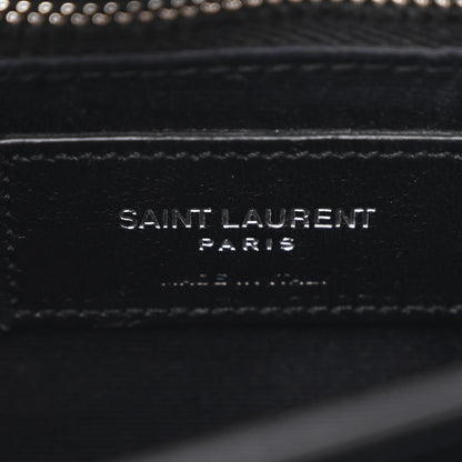 Saint Laurent Calfskin Y Quilted Monogram Toy Loulou Crossbody Bag Black 7 of 11