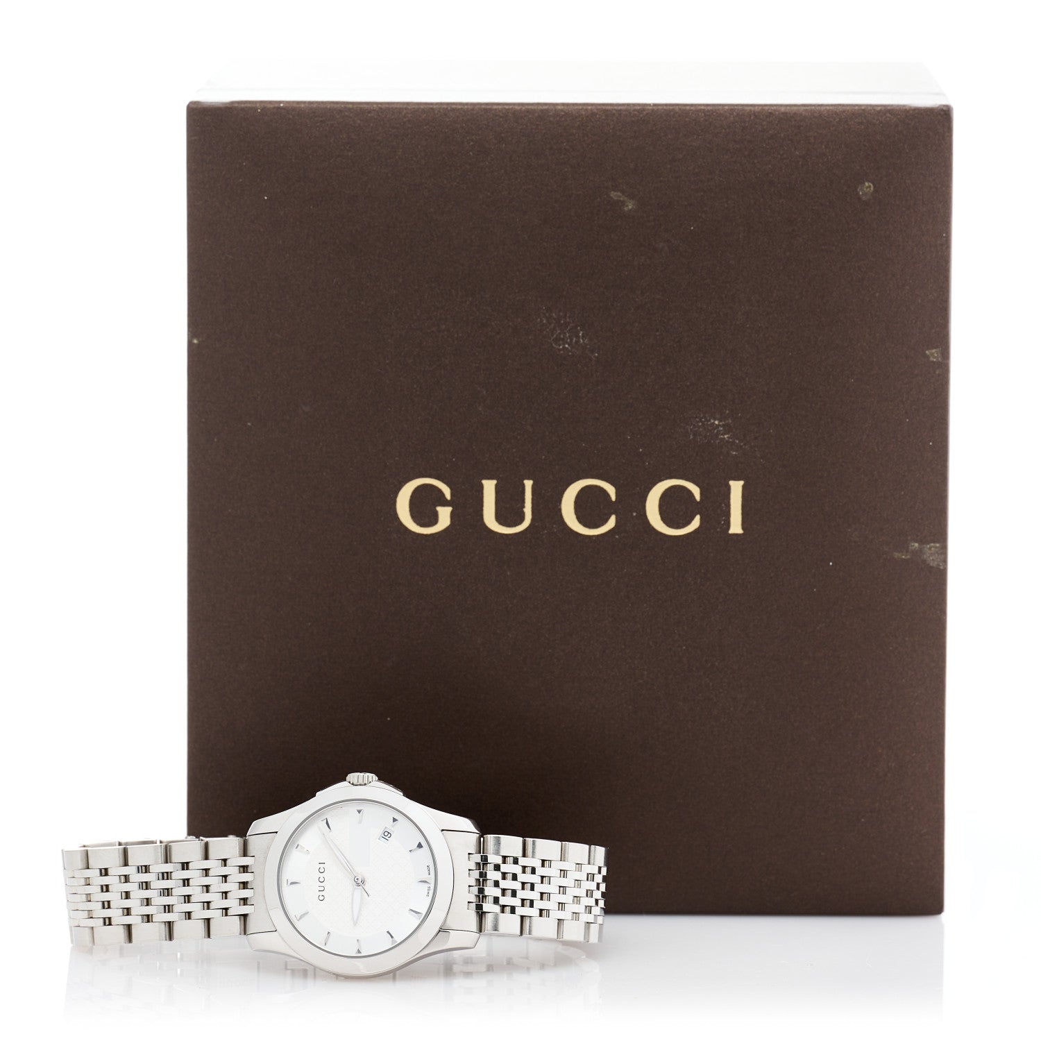 Gucci Stainless Steel 27mm G-Timeless Quartz Watch 5 of 5