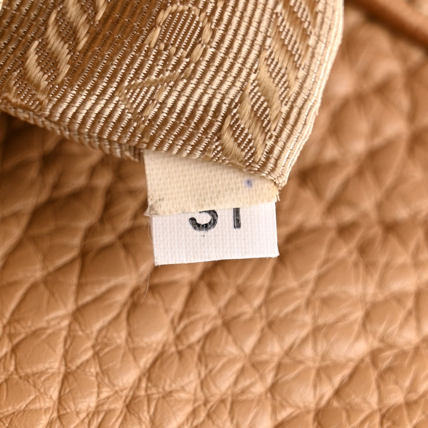 Prada Vitello Daino Side Pocket Hobo Sabbia 7 of 13