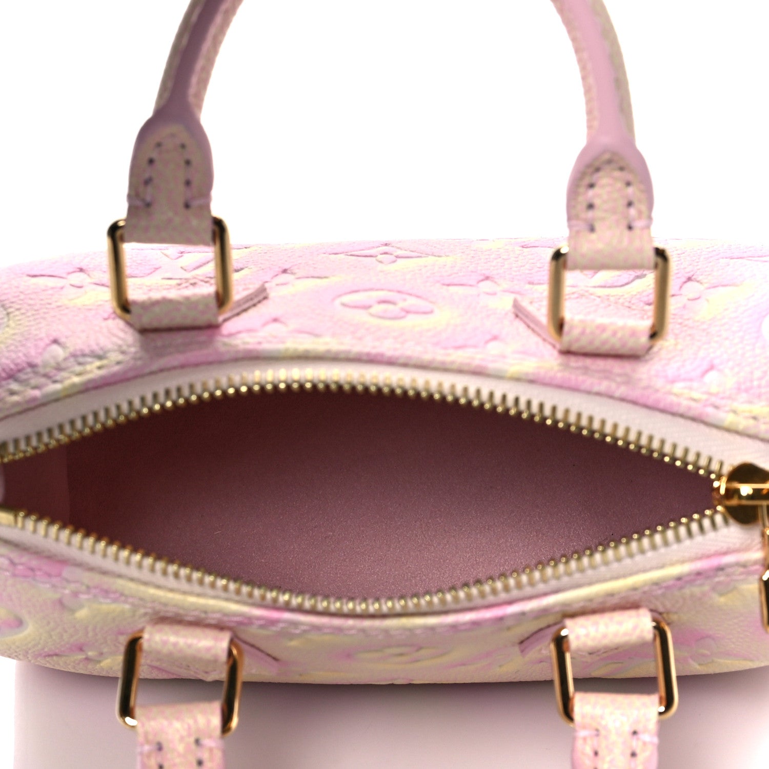 Louis Vuitton Empreinte Monogram Summer Stardust Nano Speedy Pink 4 of 8