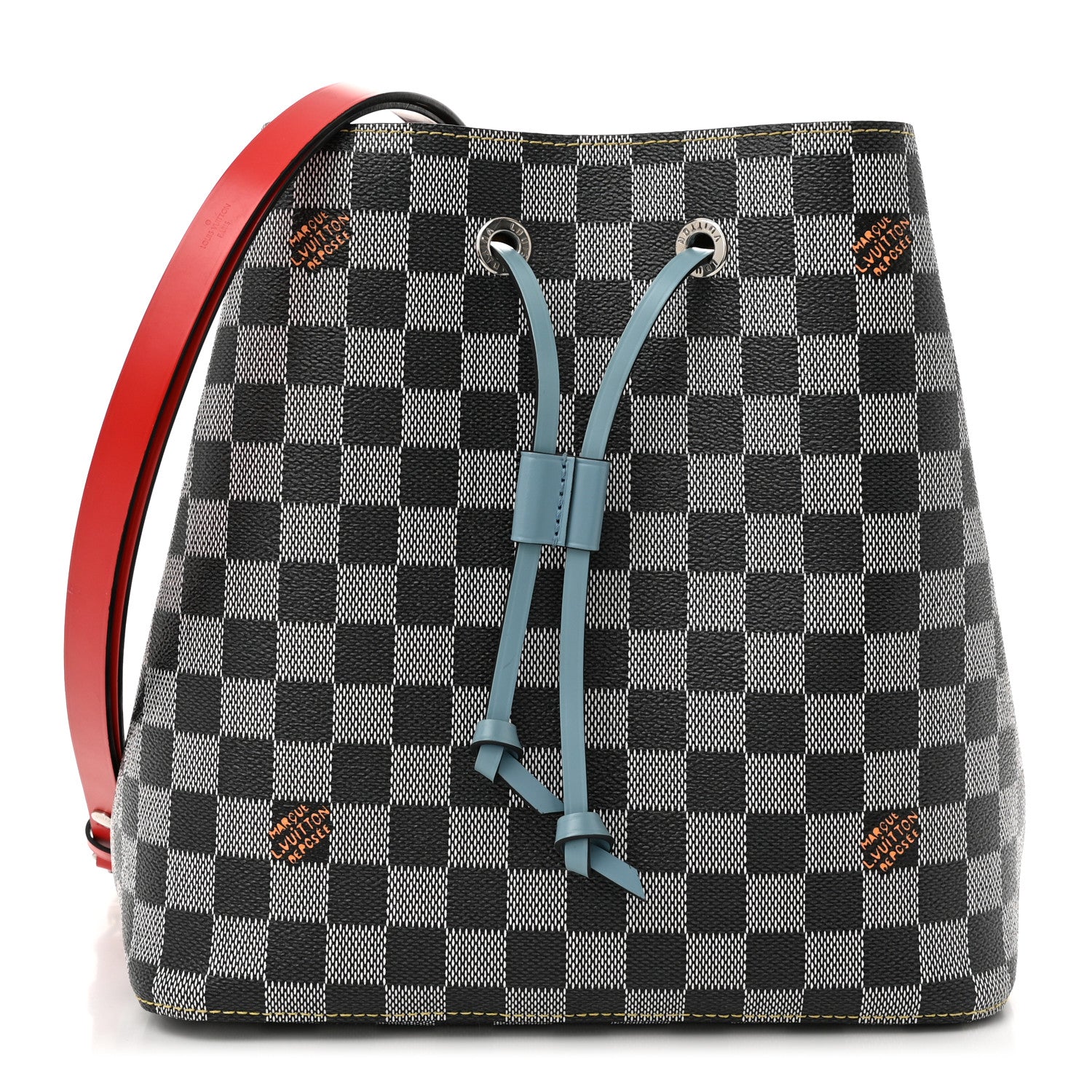 Louis Vuitton Damier Neonoe Black White 1 of 10
