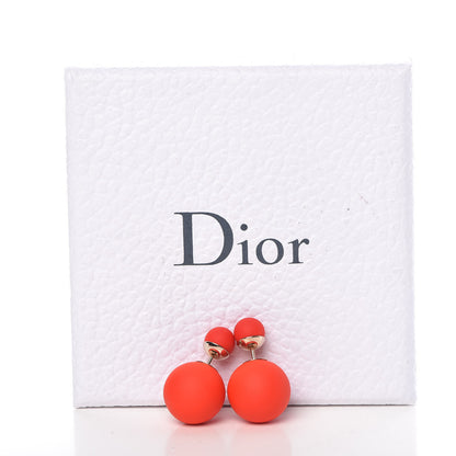 Christian Dior Mise En Dior Tribal Earrings Coral 5 of 5