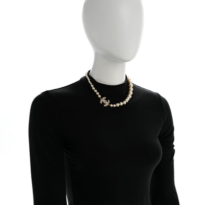 Chanel Pearl CC 100th Anniversary Necklace Light Gold 2 of 6