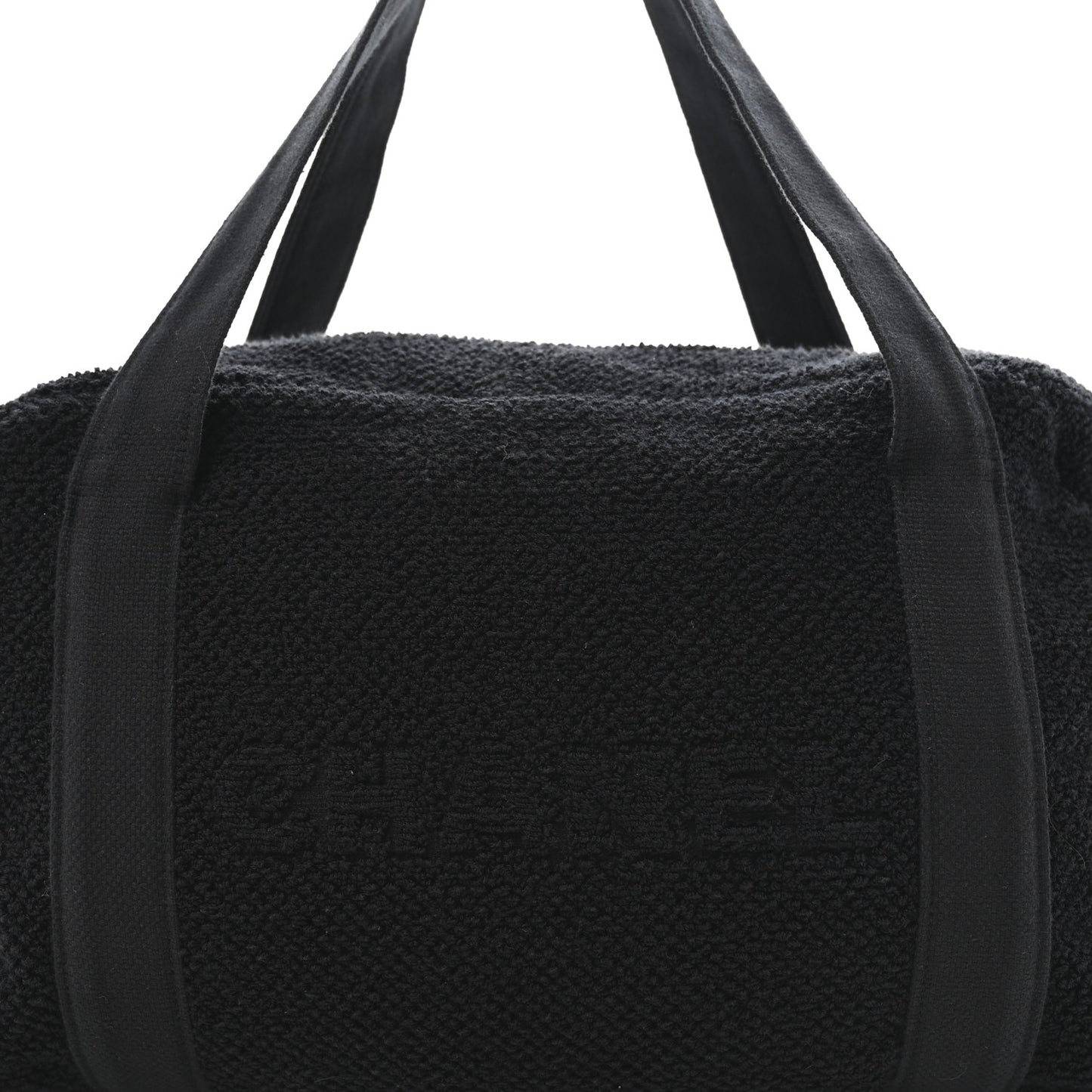 Terry Cotton CC Beach Duffel Towel Set Black