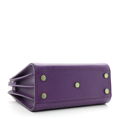 Saint Laurent Calfskin Nano Sac De Jour Purple 4 of 9
