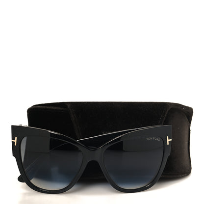 Tom Ford Acetate Anoushka Cat Eye Sunglasses TF371 Black 8 of 8