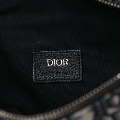 Christian Dior Oblique Mens Saddle Bag Blue 6 of 13