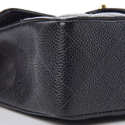 Chanel Caviar Quilted Mini Square Flap Black 8 of 10