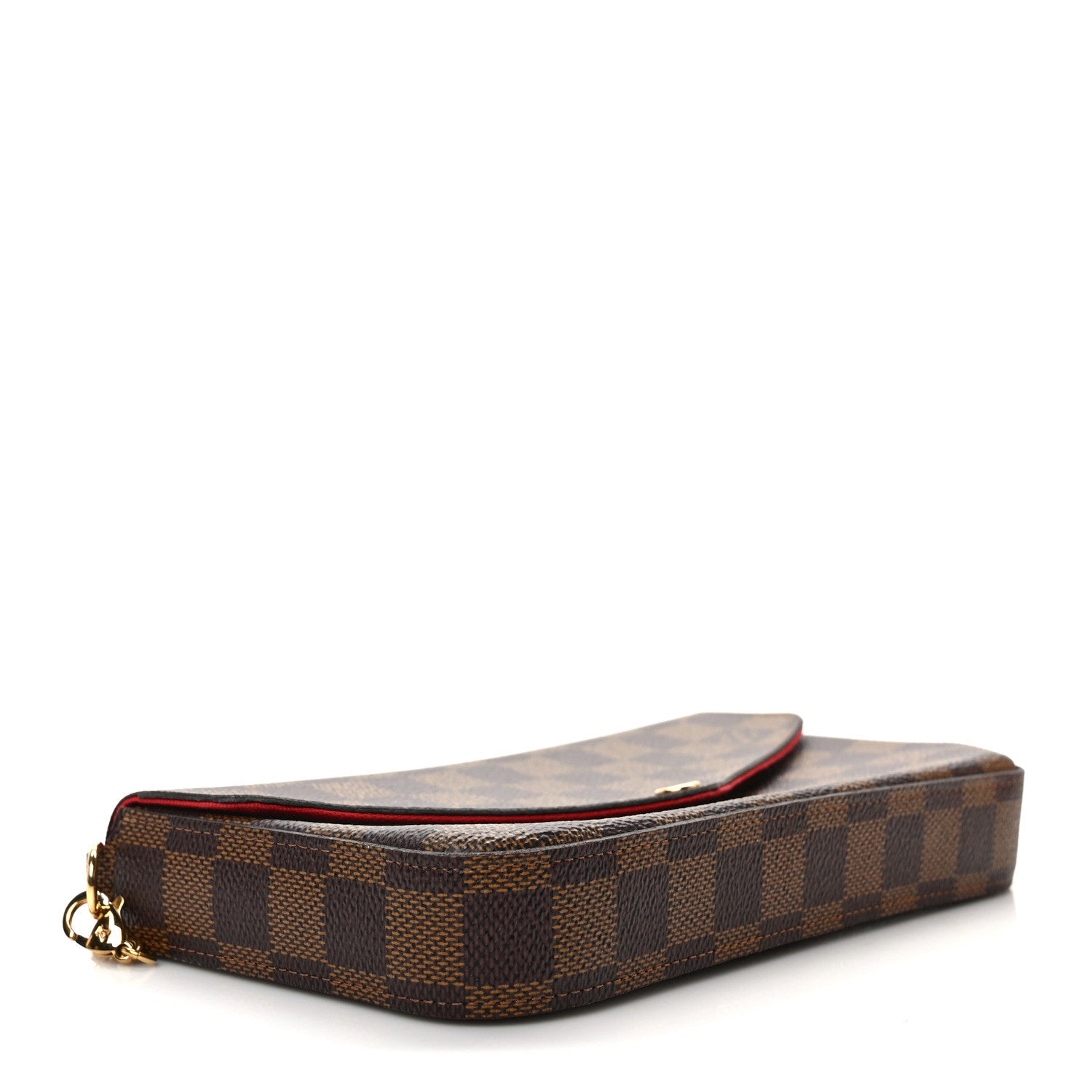 Louis Vuitton LOUIS VUITTON Damier Ebene Pochette Felicie Chain Wallet 4 of 15