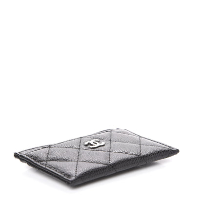 Chanel Caviar Quilted Card Holder Black 3 of 7