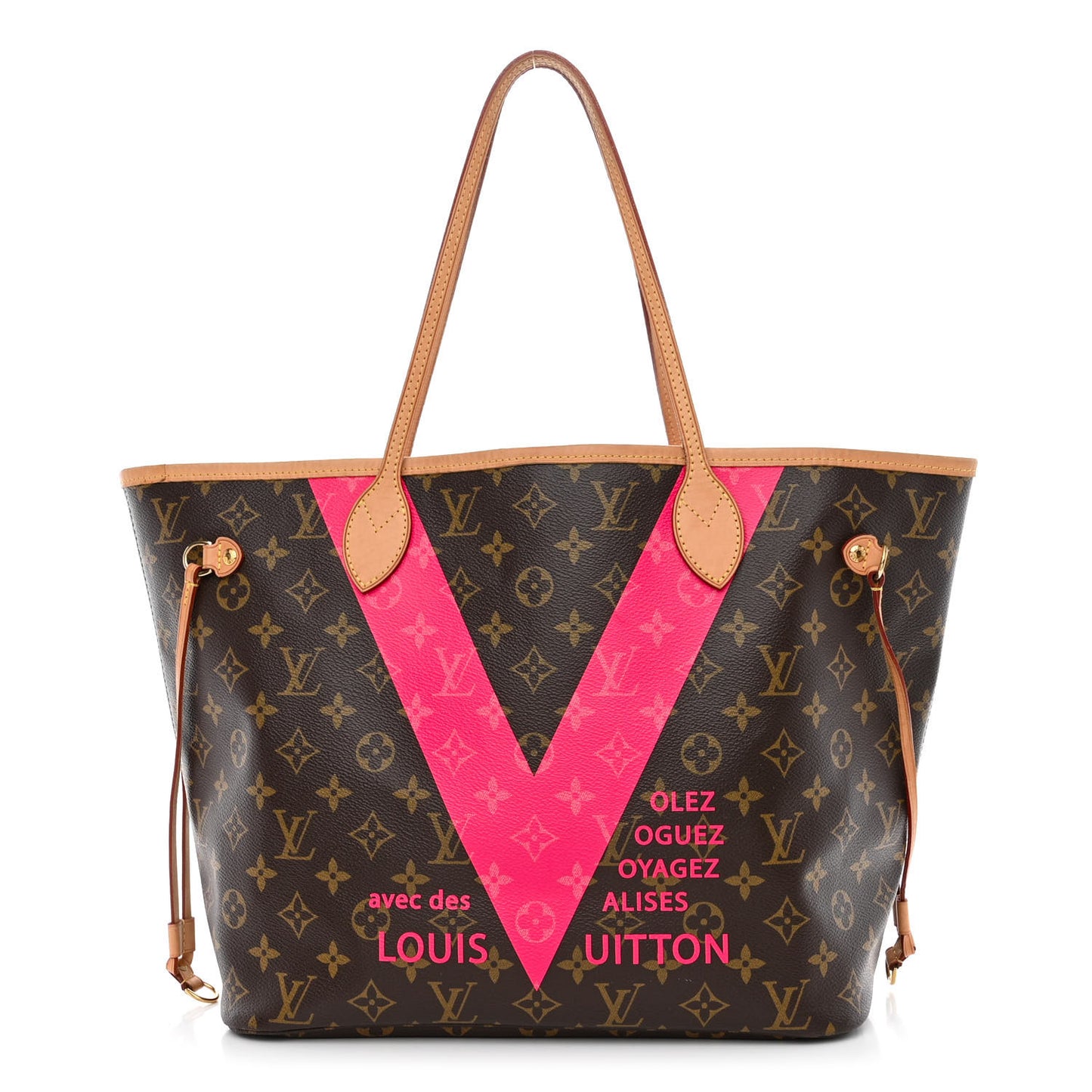 Monogram V Neverfull MM Grenade